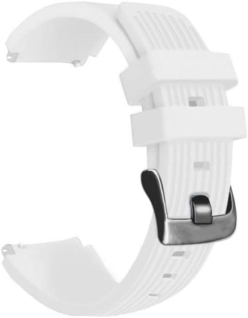 KOSSMA 22Mm Straps for Garmin Active/Venu 2/ Vivoactive 4 /Venu2 Silicone Replacement Wristband for Forerunner 745 Watch Band  KOSSMA White 22mm 