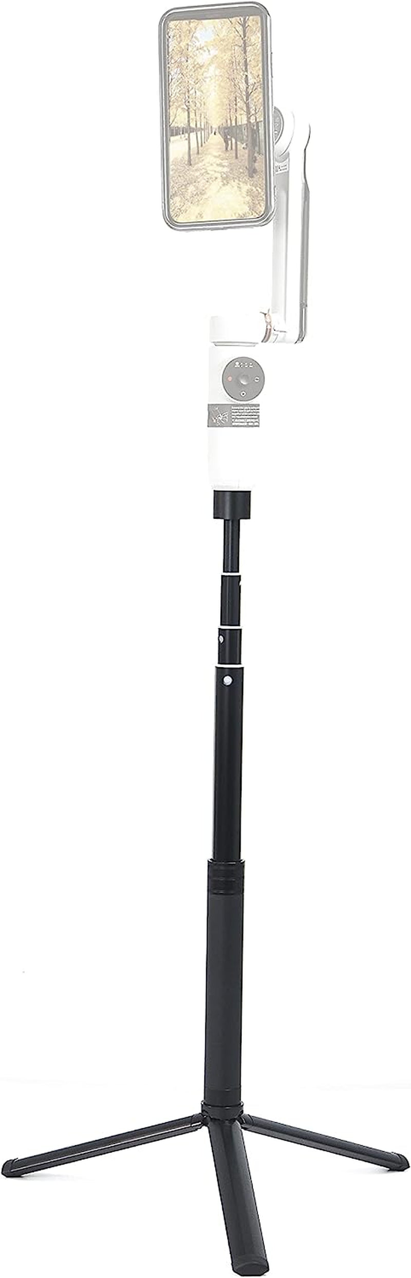 Fotoleey Tripod and Extension Rod for Insta360 One Flow- Aluminum Stand Tripod & Selfie Stick Kit Compatible with Insta360 Flow Gimal, Insta360 X3, X2, One RS  FT   