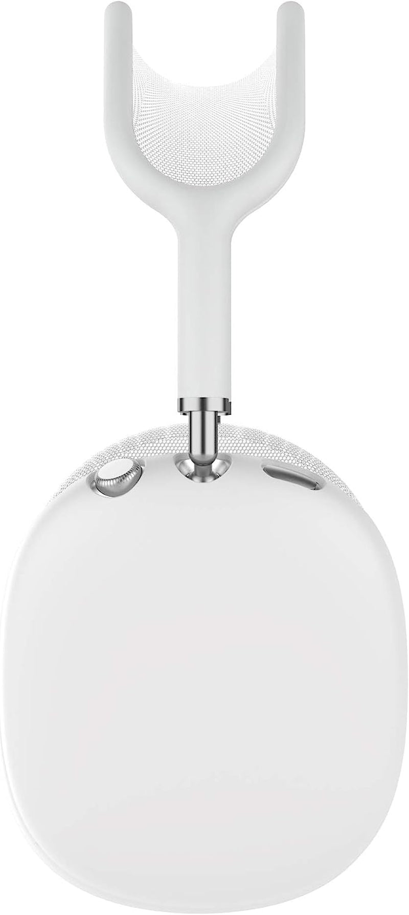 Headphones Protective Case Compatible with Airpods Max Headphones ,Soft Silicone Earbuds Cover Cases for Airpods Max Headphones Accessories (Gray)  Chofit white  