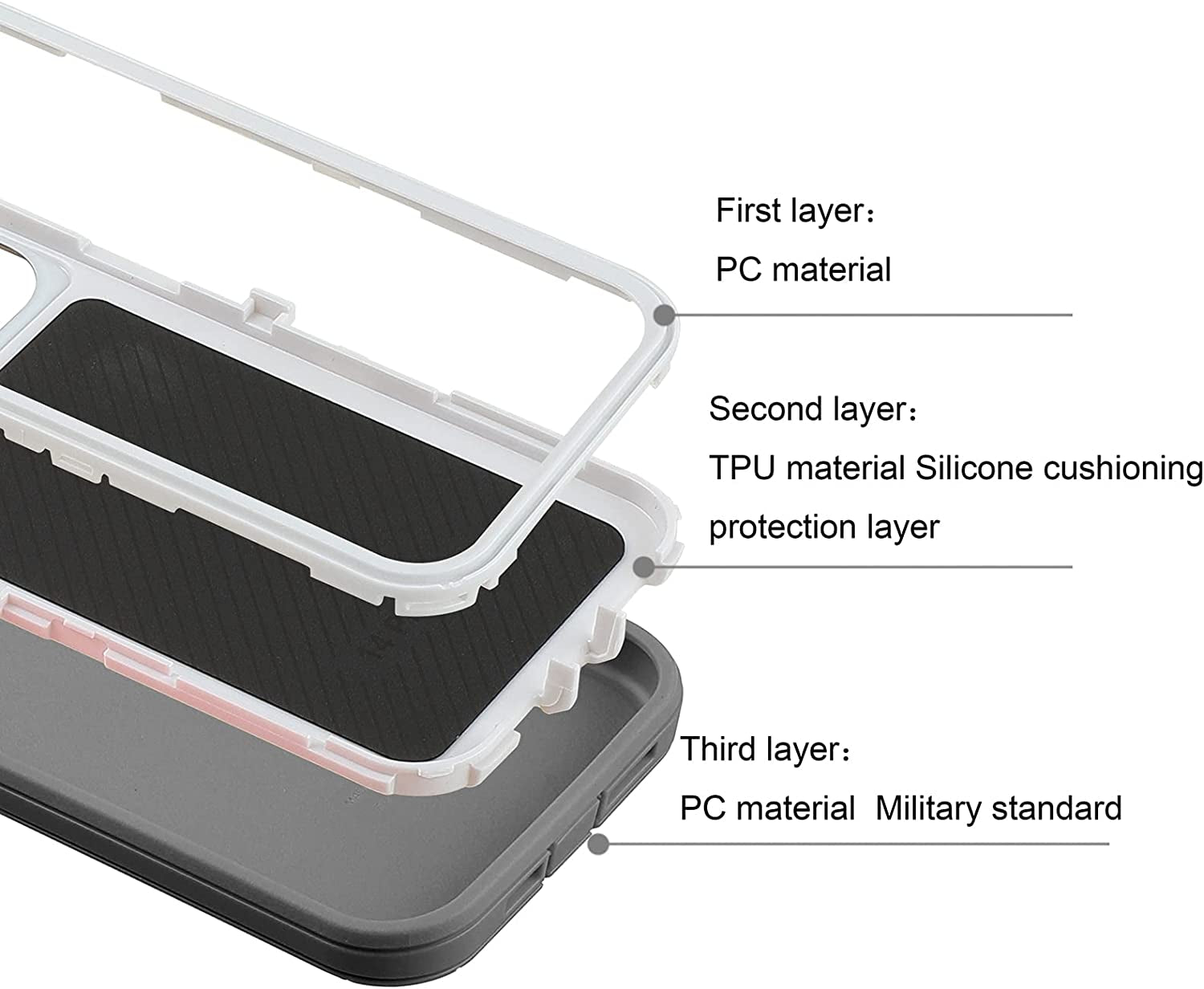 Compatible with Iphone 14 Pro Max Case Heavy Duty Protective Phone Case,Military Grade Full Body Protection Shockproof/Drop Proof Durable Phone Cover for Apple Iphone 14 Pro Max 6.7"  droperprote   