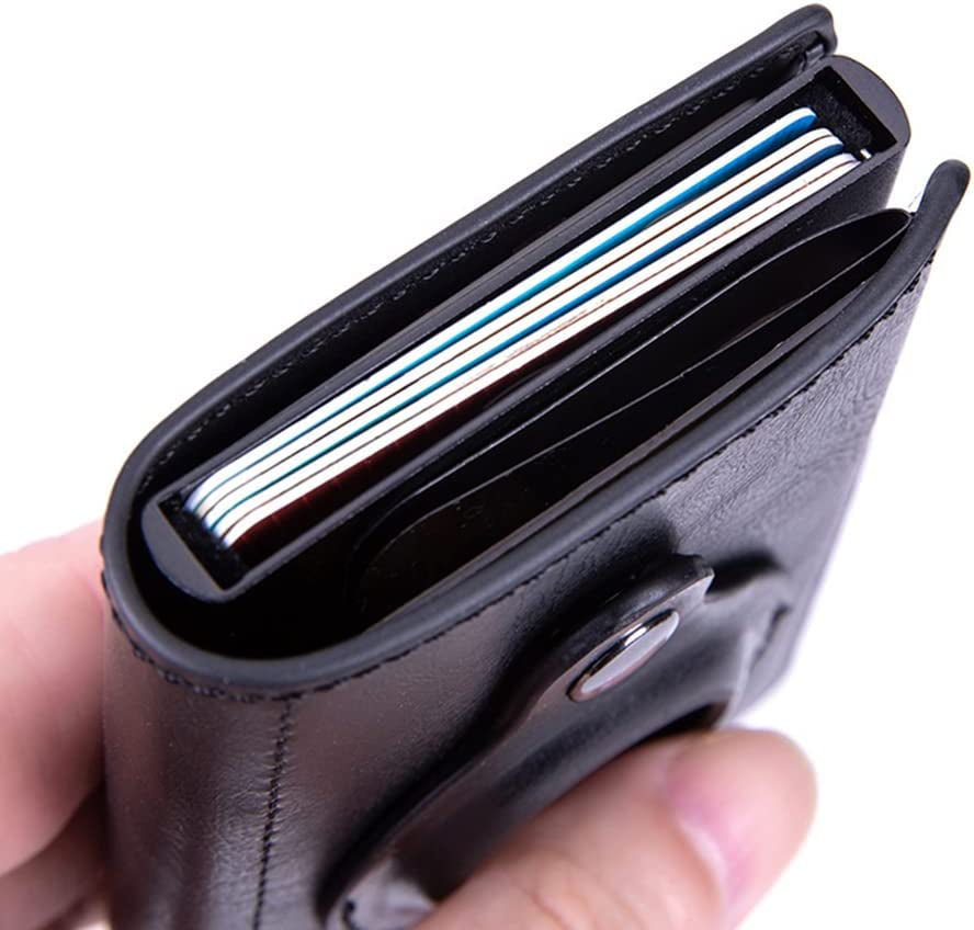 ELUVE 2-In-1 Airtag Wallet [Updated 2022 Version] Slim Smart Leather Trifold Air Tag Wallet + Airtag Keychain Set | RFID Block Technology, Pop-Up Credit Card Holder with Slim Money Clip for Men Black  Quanzhou Travel-Ready Bags Co., Ltd.   