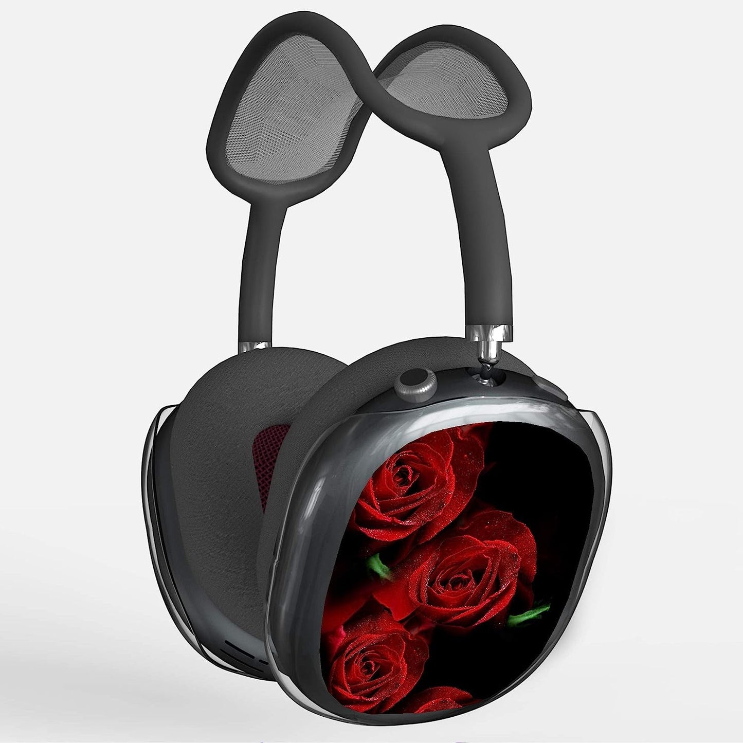 Pimpcase Compatible with Airpods Max Case Cover Headphone Sunflowers  PimpCase Deep Red Roses  