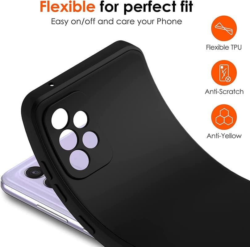 KJYFOANI Case for Xiaomi Redmi Note 12 4G, Shockproof Bumper Cover 360° Drop Protection Shell Full Body Ultra-Thin Soft Silicone Phone Case for Xiaomi Redmi Note 12 4G (6.67") - Black & Clear  KJYFOANI   