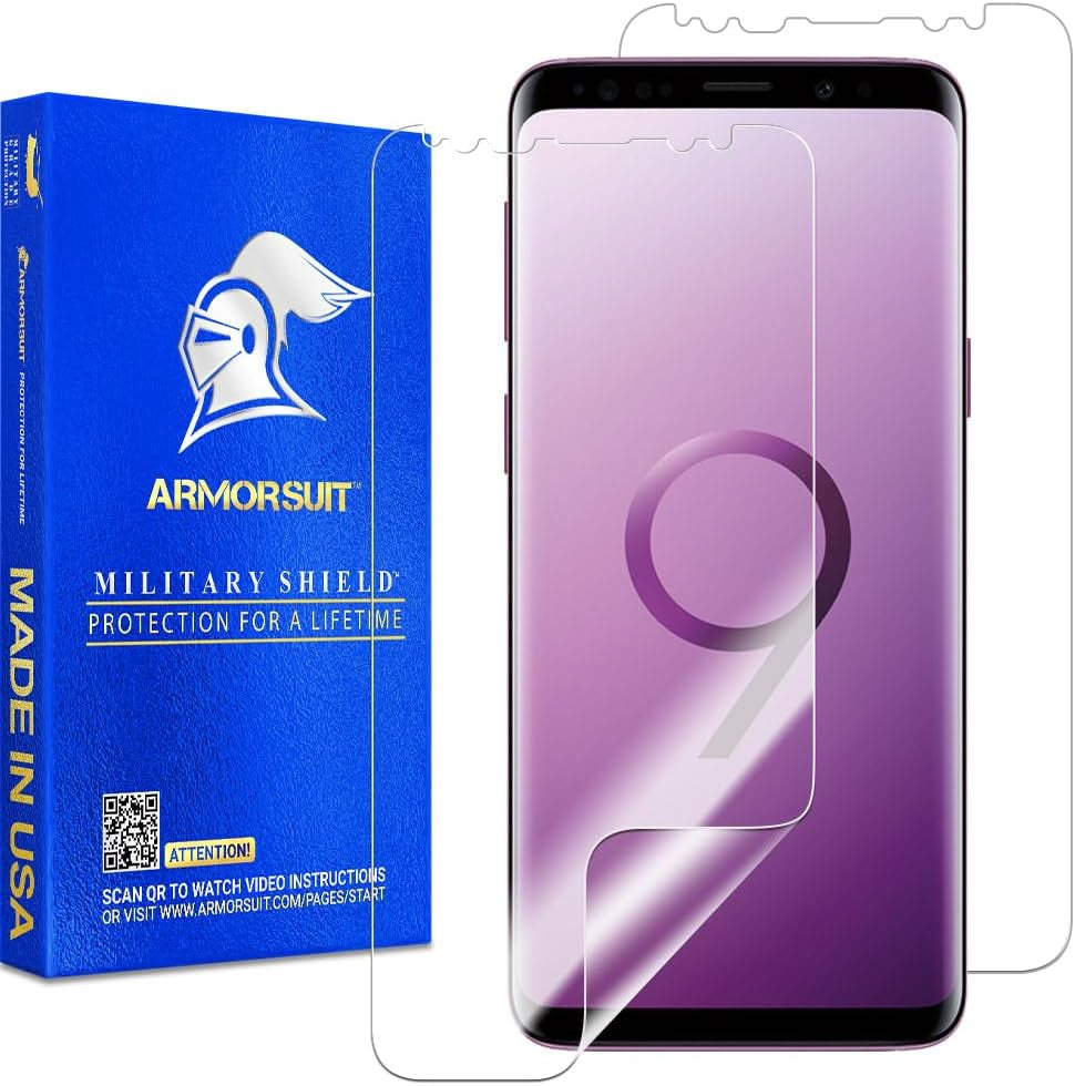[2 Pack] Armorsuit Militaryshield Screen Protector Designed for Samsung Galaxy S22 Ultra 6.8" Case Friendly (2022 Release) Anti-Bubble HD Clear Film - Made in USA  ArmorSuit 5.8 Inch  