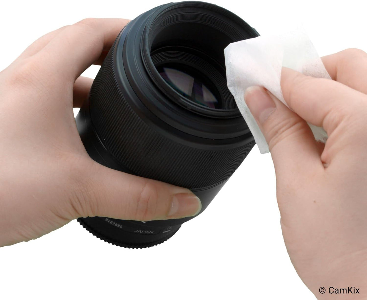 Lens Cleaning Wipes - 200 Individually Wrapped Wet Tissues - Moist Polish Cloths for Eyeglasses, Sunglasses, Camera Lenses, Phone/Tablet Screens, Binoculars, Etc. -Advanced Formula  CamKix   