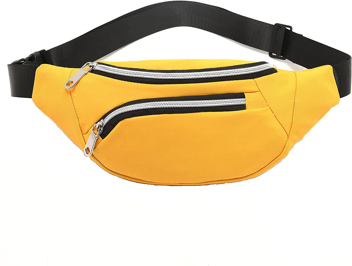 YUNGHE Waist Pack Bag for Men&Women - Fanny Pack for Workout Traveling Running.  YUNGHE (Without headphone hole)Golden  