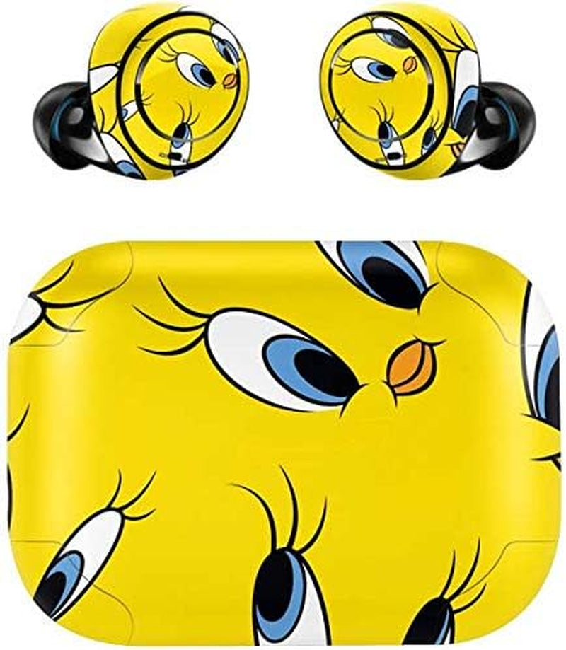 Skinit Decal Skin Compatible with Echo Buds - Officially Licensed Warner Bros Tweety Bird Super Sized Pattern Design  Skinit   