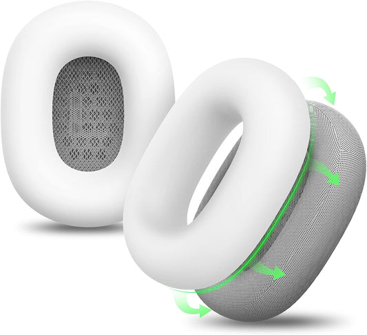 Linsaner Case Compatible for Airpods Max Earpads, Earcup Cover Protector, Silicone Earphone Protective Earpad Cover Accessories for Airpod Max Headphones Ear Pads, White  Linsaner   