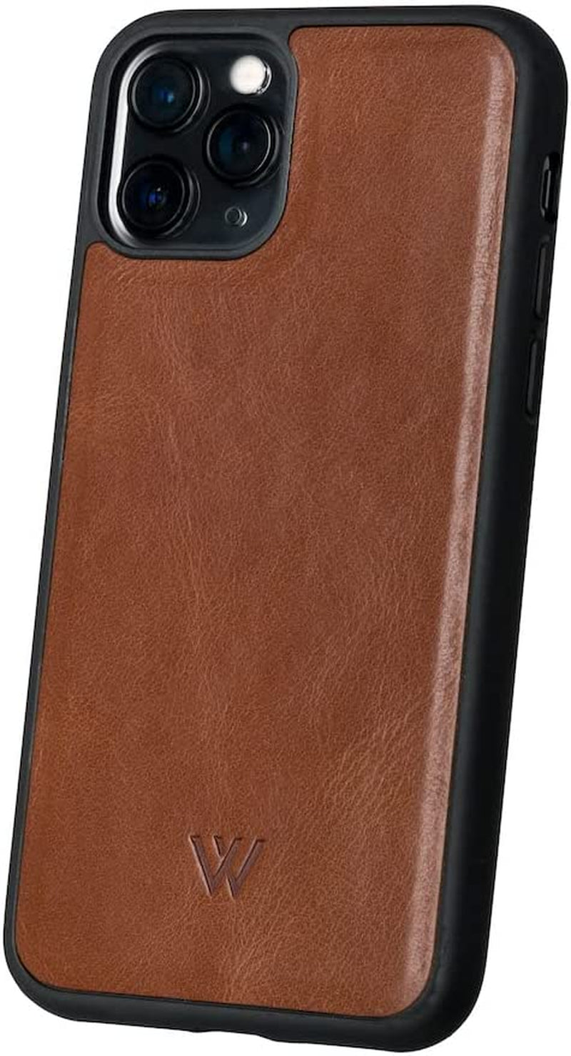 Wilken Iphone 14 Pro Max Leather Wallet Case with Detachable Magnetic Phone Case | Compatible with Magsafe and All Wireless Charging Accessories | Leather Magnetic Wallet Case (14 Pro Max, Brown)  W WILKEN   
