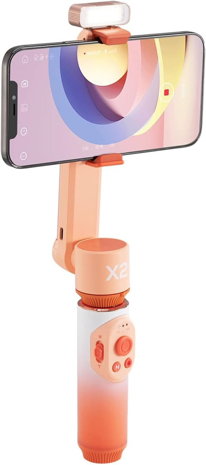 Zhiyun Smooth X2 Smartphone Gimbal Stabilizer for Iphone 11 Pro Xs Max Xr X 8 plus 7 6 SE Android Smartphone Samsung Galaxy Note10 S10- Orange  Zhiyun   