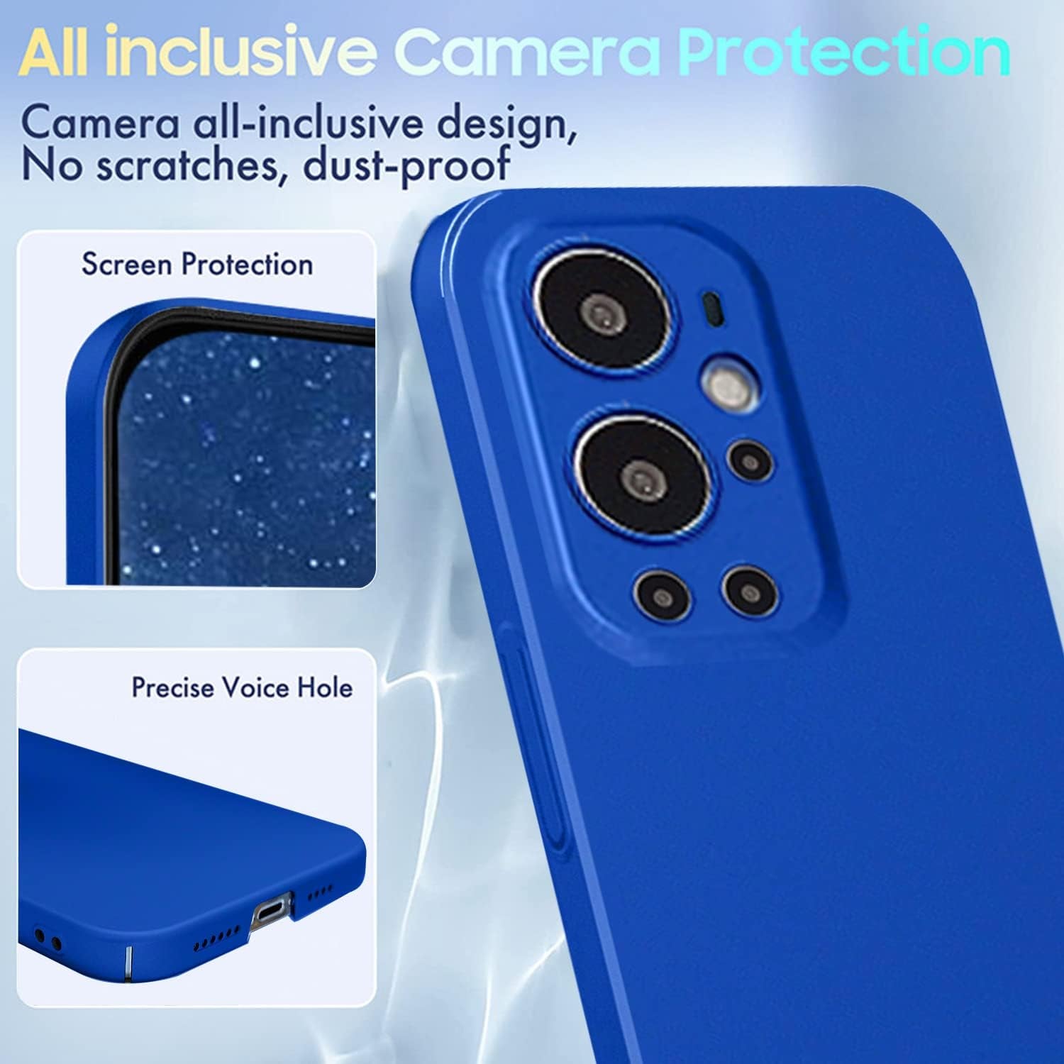 Yarxiawin for Oneplus 9 Pro Case Shockproof Pink, Oneplus 9 Pro Phone Case Thin Hard PC Protective Case Anti-Fingerprint Cover with Ultimate Delicate Touch Feeling (Dark Blue)  Yarxiawin   