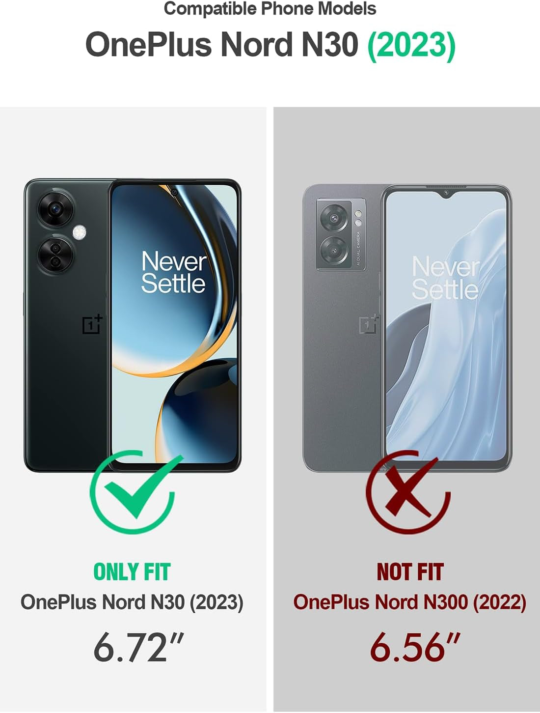 Poetic Guardian Case Designed for Oneplus Nord N30 5G, [20FT Mil-Grade Drop Tested], Full Body Hybrid Shockproof Bumper Cover with Built-In Screen Protector, Blue/Clear  Poetic   