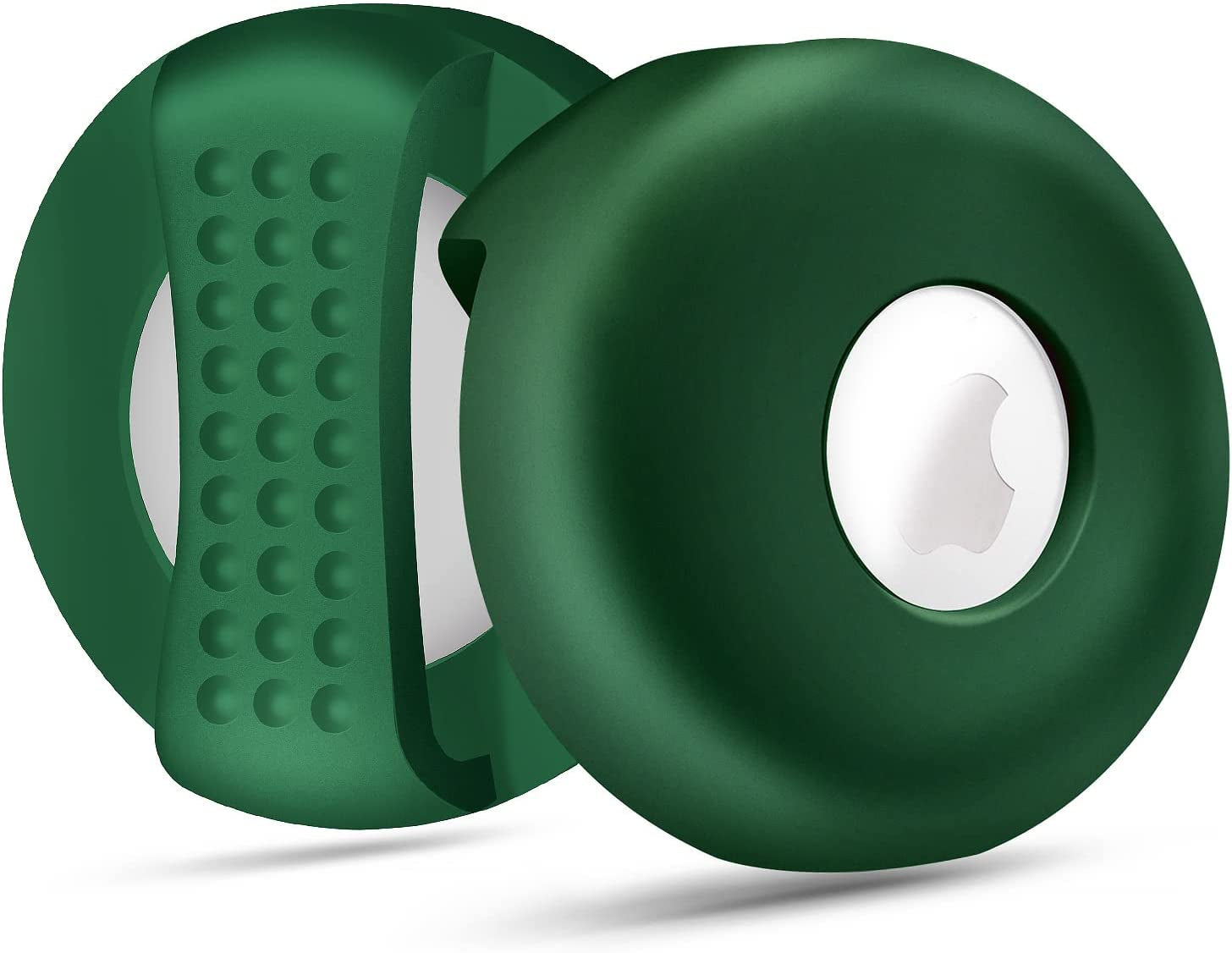 CHINCUM Airtag Dog Collar Holder with Soothing Dots, Silicone Shockproof Pet Collar Case for Apple Airtag, Durable Air Tag Case Holder Compatible with Cat Dog Collars 0.6-1.2 Inch Width  CHINCUM   