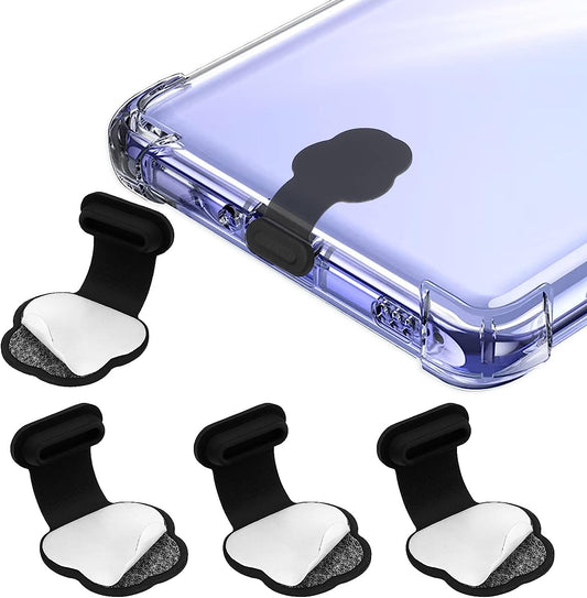 TIESOME 3Packs Dust Plug, for Phone USB Type C Port Silicone Dust Cover Cap, Protect Charging Port from Dust and Moist (Cloud)  TIESOME   