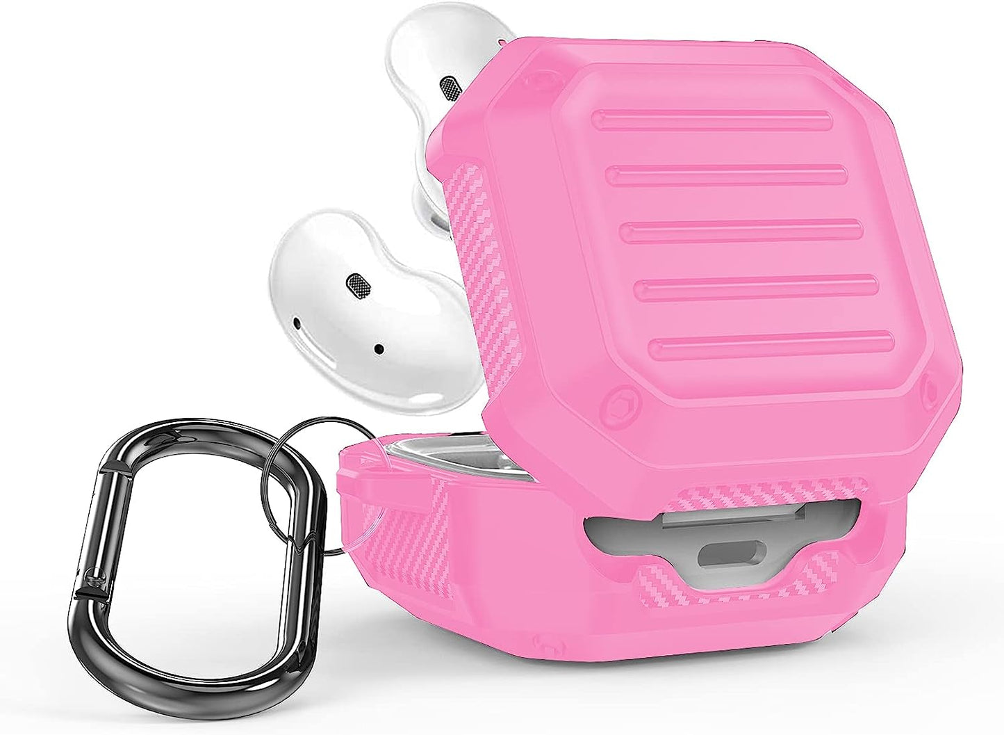 Xuyoz Galaxy Buds 2 Case, Galaxy Buds Pro Case, Galaxy Buds Live Case for Men Women with Keychain, Rugged Shockproof Galaxy Earbuds Protective Skin Case Cover for Galaxy Buds 2/Pro/Live  Xuyoz   