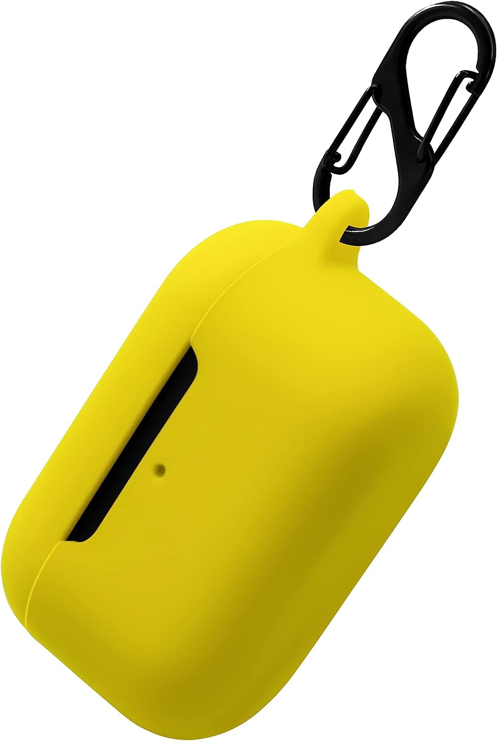 Geiomoo Silicone Carrying Case Compatible with Echo Buds 2Nd Gen, Portable Scratch Shock Resistant Cover with Carabiner (Teal)  Geiomoo Yellow-Echo  