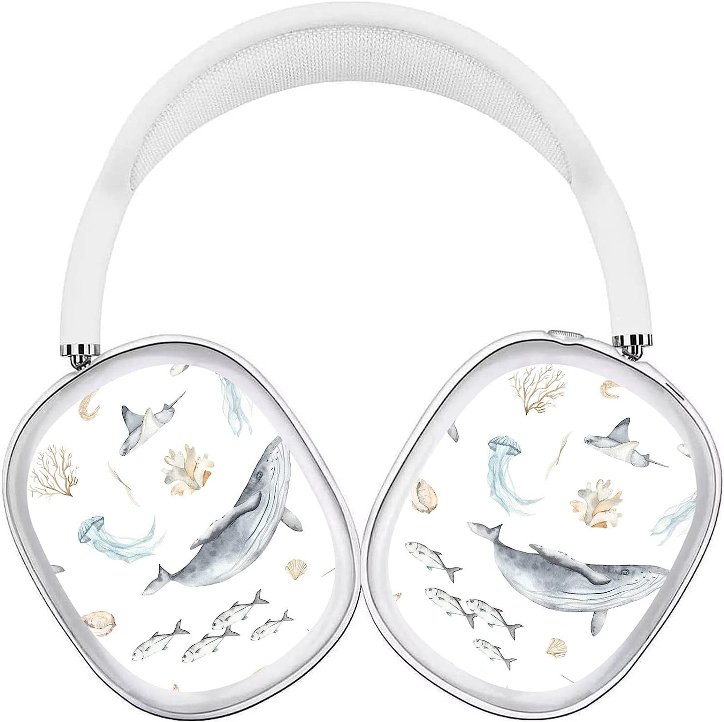 WINCHIHAN Printed Soft TPU Anti-Scratch Protective Case Cover Compatible with Airpods Max Headphones # AS0496  WINCHIHAN   