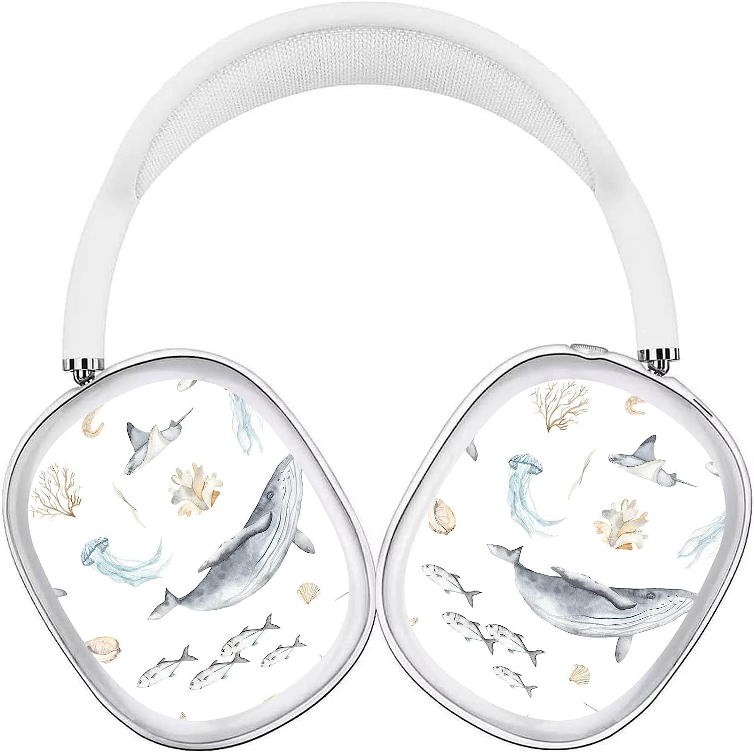 WINCHIHAN Printed Soft TPU Anti-Scratch Protective Case Cover Compatible with Airpods Max Headphones # AS0496  WINCHIHAN   