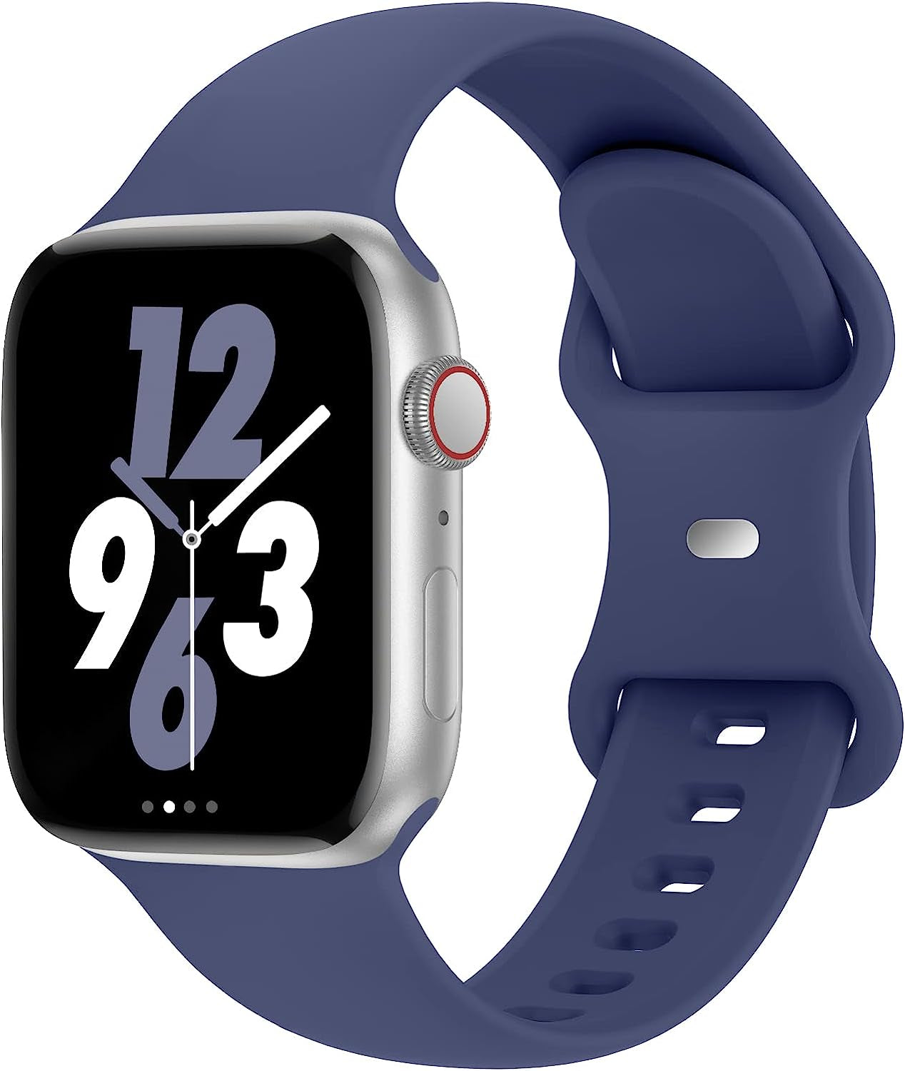 Acrbiutu Bands Compatible with Apple Watch 38Mm 40Mm 41Mm 42Mm 44Mm 45Mm 49Mm, Replacement Soft Silicone Sport Accessory Strap Wristbands for Iwatch Series Ultra 8/7/6/5/4/3/2/1 SE Women Men  Acrbiutu B,Alaskan Blue 38/40/41mm M/L 