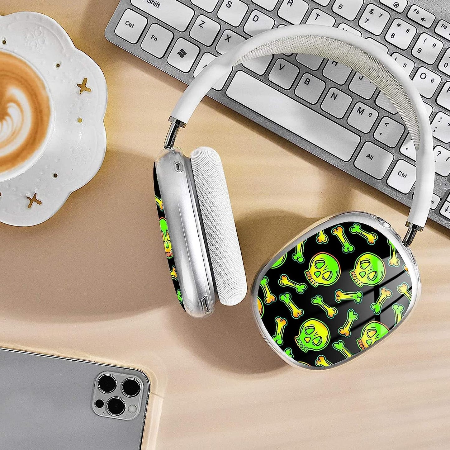 WINCHIHAN Printed Soft TPU Anti-Scratch Protective Case Cover Compatible with Airpods Max Headphones # A20851  WINCHIHAN   