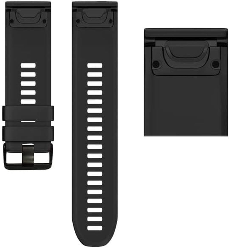 HEPUP 26Mm Quick Release Strap for Garmin Fenix 7X 6X Pro 5X Smart Watch Band 22Mm 20Mm Easy Fit Wrist Band for Fenix 7 6 5 6S 5S Plus  HEPUP   