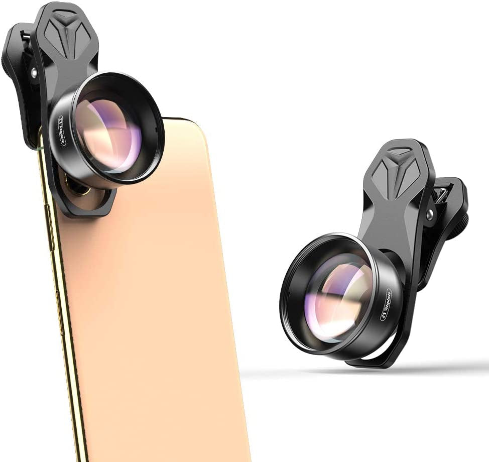 Moveski HD5-T Cell Phone Telephoto Lens 2X Zoom Optical Portrait 4K HD No Distortion Resolution Universal Cell Phone Camera Compatible with Iphone Xs XR Max 7 8 plus Android Smart Phones  Morjava Tech Limited   