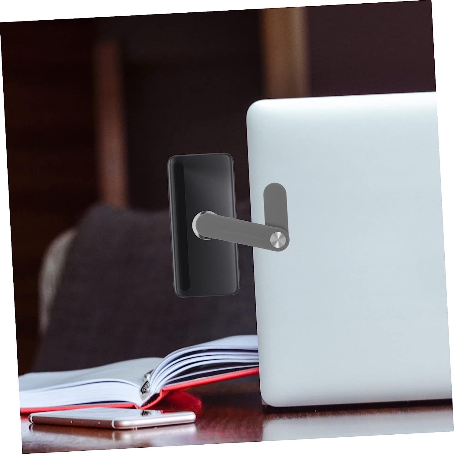 SOLUSTRE Expand Mobile Phone Bracket Hands Free Phone Holder Jounal Notebooks Magnetic Cell Phone Holder Computer Expansion Bracket Magnetic Laptop Phone Mount Laptop Mount Laptop Holder  SOLUSTRE   
