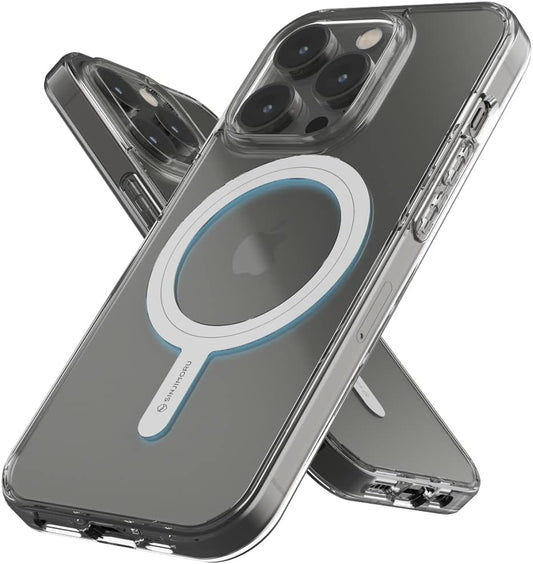 Sinjimoru Shockproof Iphone Case with Magsafe, PC & TPU Clear Phone Case for Iphone Case for Magsafe. M-Airclo for Iphone 14 Pro  Sinjimoru Co.Ltd   