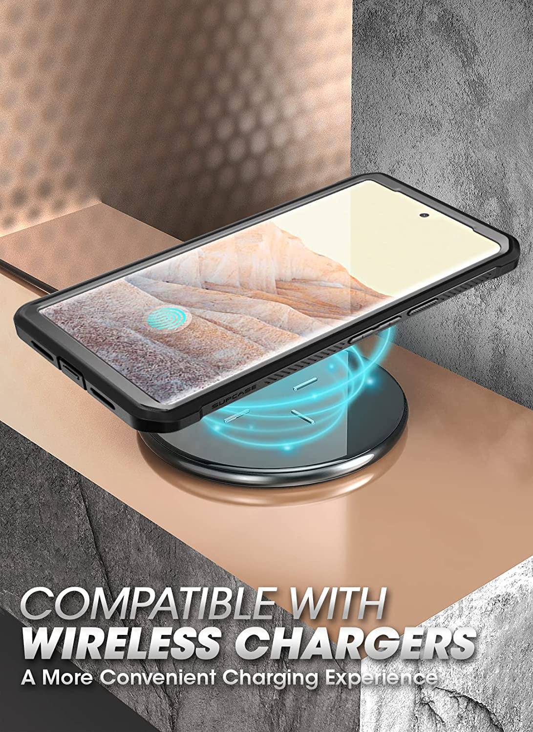 SUPCASE Unicorn Beetle Pro Full-Body Rugged Holster Case with Built-In Screen Protector for Google Pixel 6 Pro (2021), Black  SUPCASE   