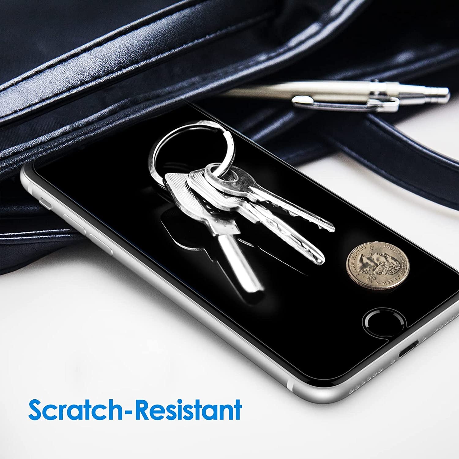 Jetech Screen Protector for Iphone 7/8, 4.7-Inch, Tempered Glass Film, 2-Pack  JETech   