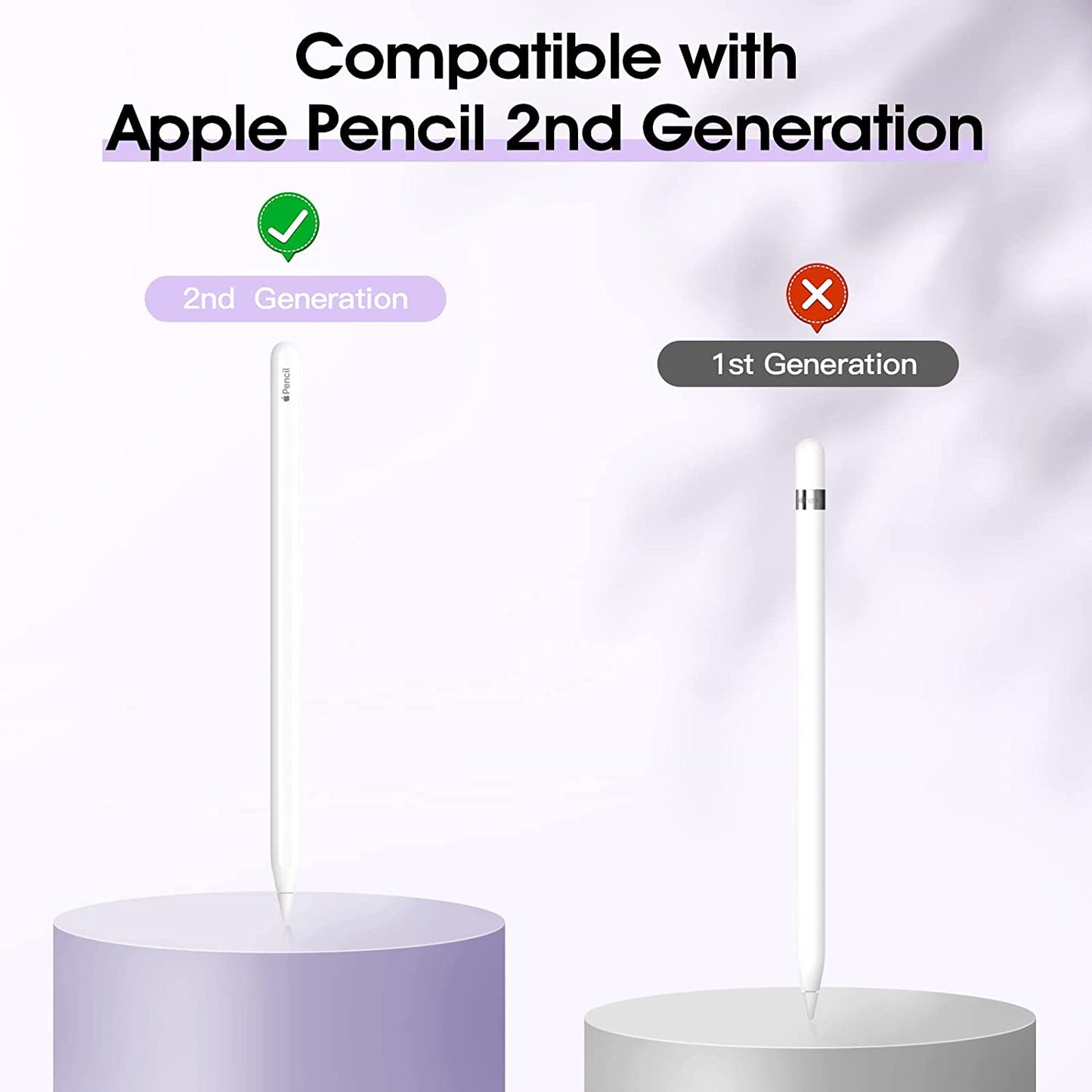 Timovo Holder Case Fit Apple Pencil 2Nd Generation, Retractable Protective Pencil Case Cover with Sturdy Clip for Apple Pencil 2Nd Gen,Taro Purple  TiMOVO   