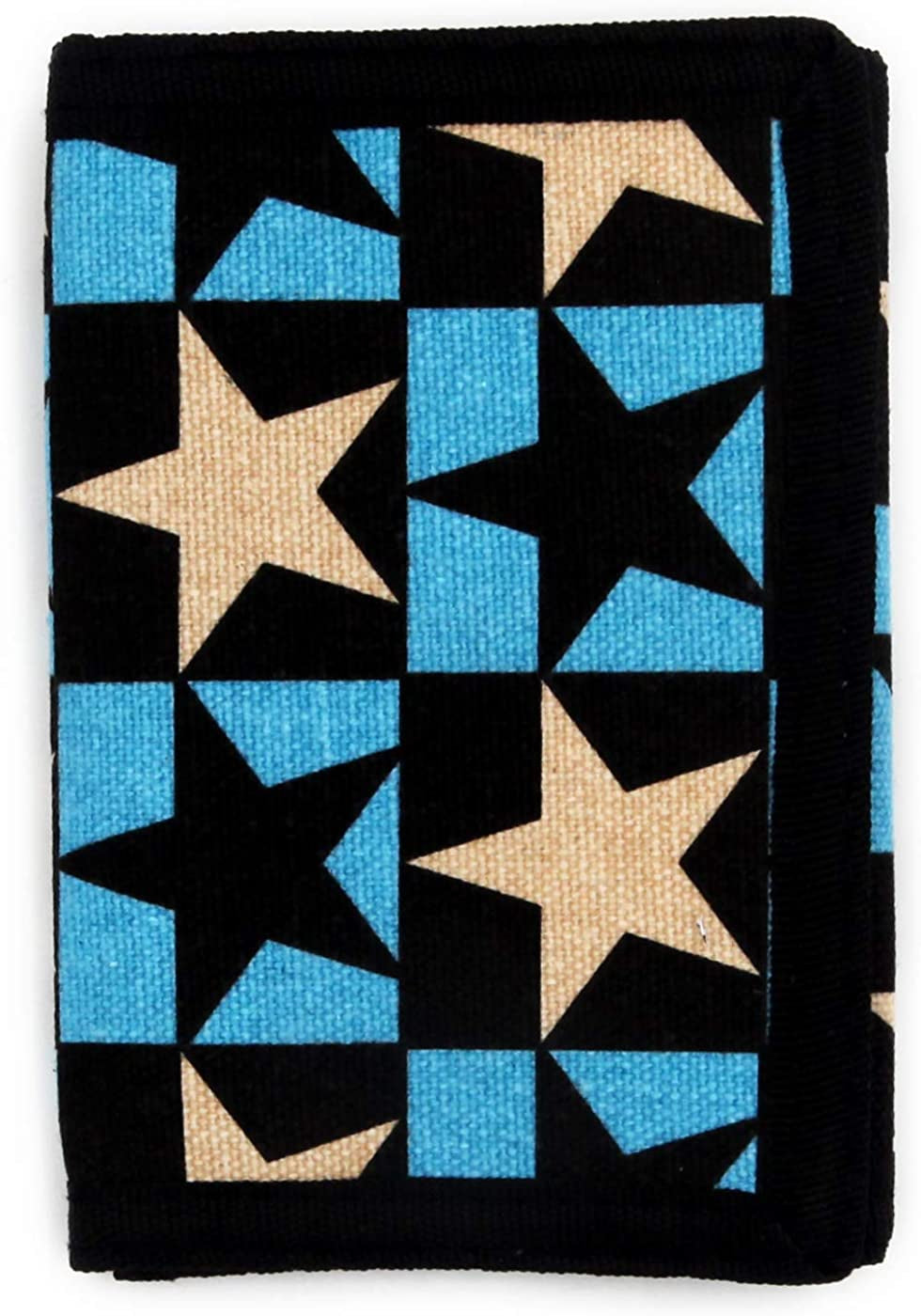 AI-DEE RFID Trifold Canvas Outdoor Sports Wallet for Kids - Front Pocket Wallet with Magic Sticker  AI-DEE   