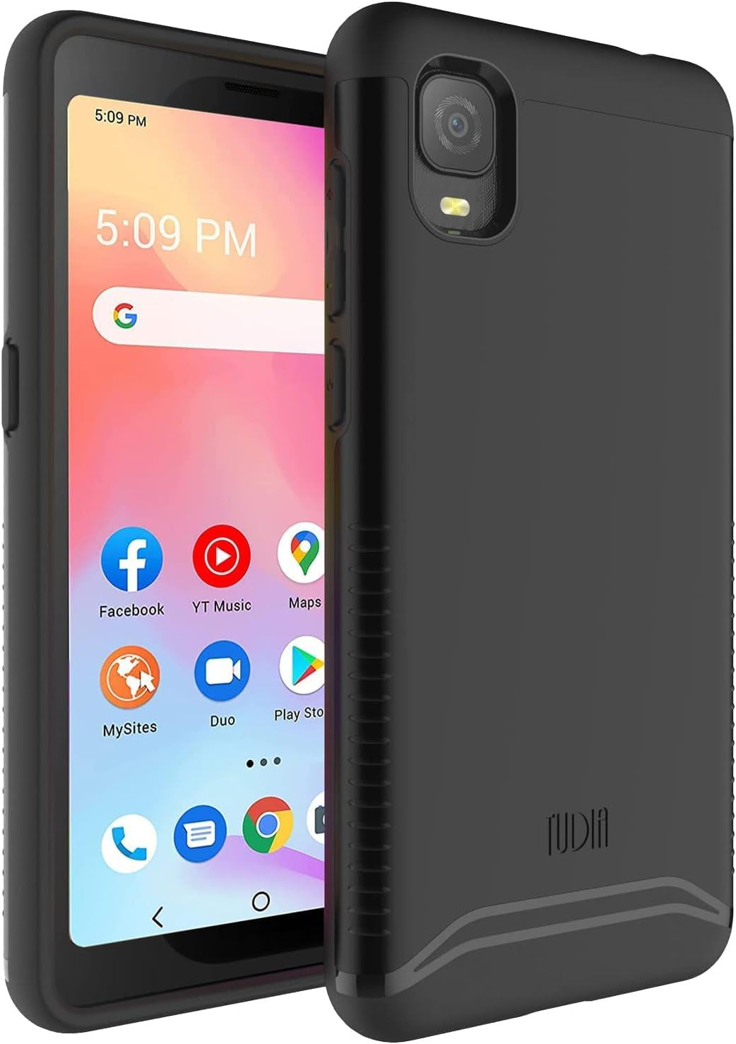 TUDIA Dualshield Designed for Alcatel TCL A3 A509DL Phone Case/Tcl A30 Case, [Merge] Shockproof Military Grade Drop Protection Dual Layer Protective Case - Matte Black  TUDIA   