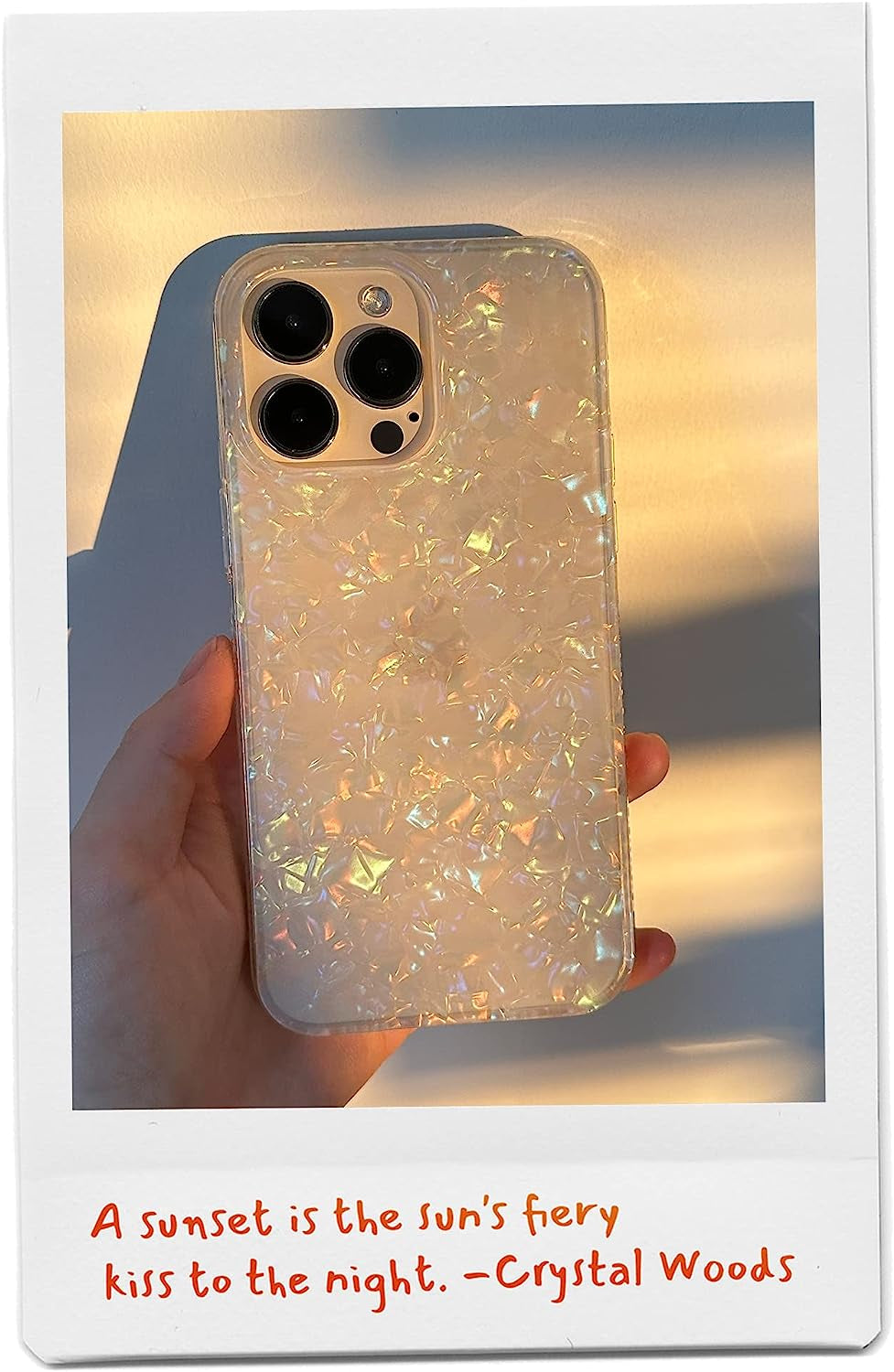 LONLI Hue - for Iphone 14 Pro Max (6.7-Inch) - Pearl Tort Phone Case for Women, Grils and Men  LONLI CO., LIMITED   