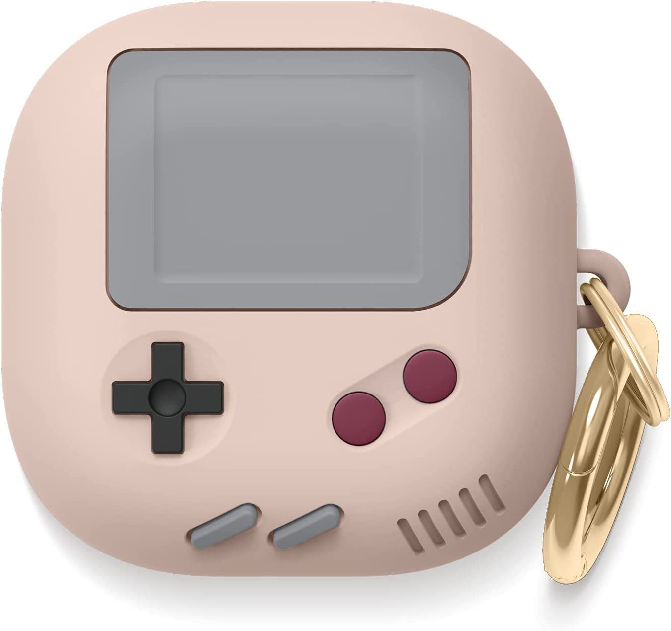 Elago GB5 Case Compatible with Samsung Galaxy Buds 2 Pro Case (2022) / Galaxy Buds 2 Case (2021) / Galaxy Buds Pro Case (2021) / Galaxy Buds Live Case (2020) [US Patent Registered] [Light Grey]  elago Sand Pink  