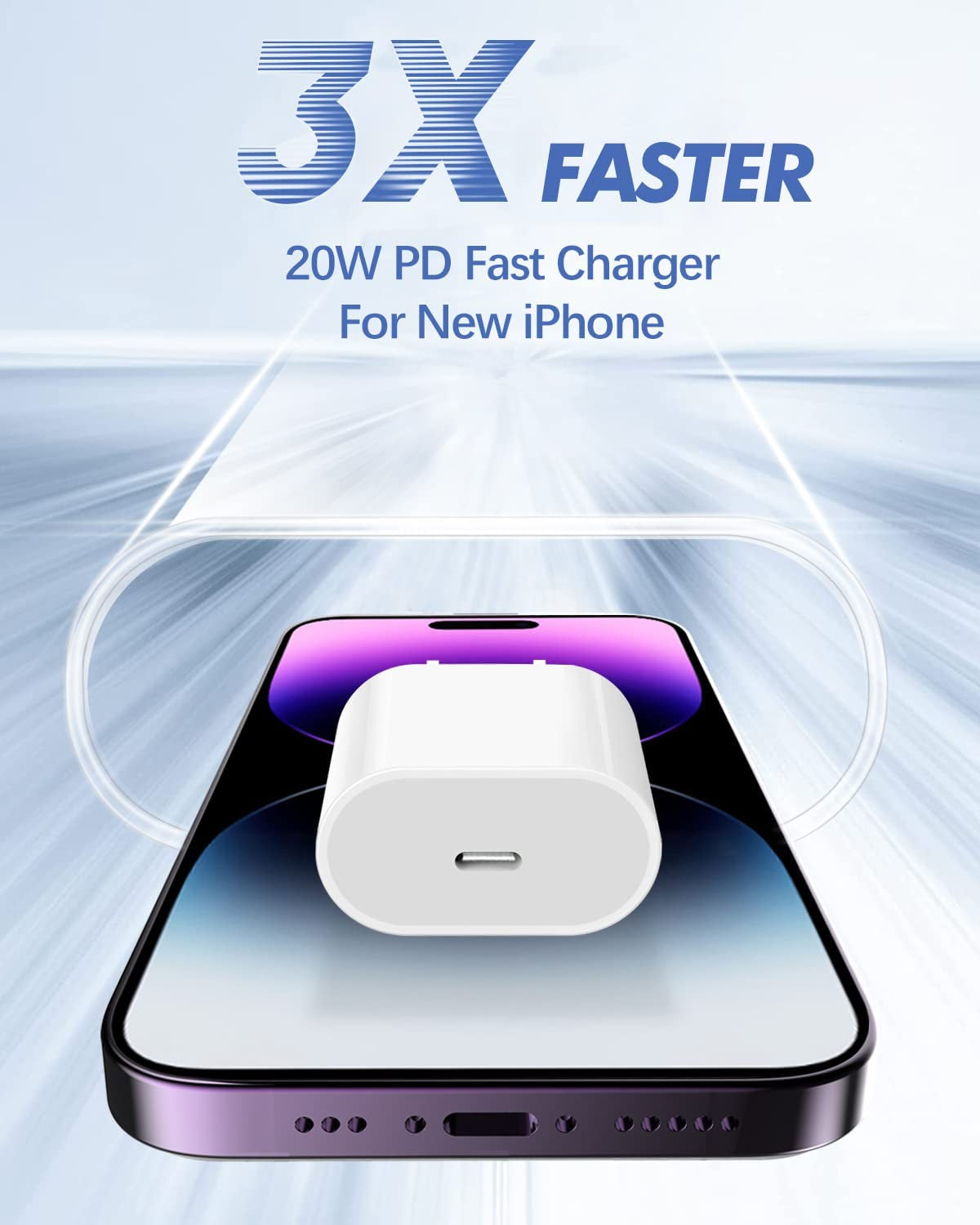 Iphone 13 14 Charger, IPREMIUM 20W USB C Fast Charger Type C Wall Charger Adapter, PD Fast Charger Block for Iphone 14 Pro/14 Pro Max/14, Iphone 13/13 Pro/13 Pro Max, Iphone 12 Pro Max, Airpods Pro  Shenzhen Hicon Power Technology Co.,Ltd   