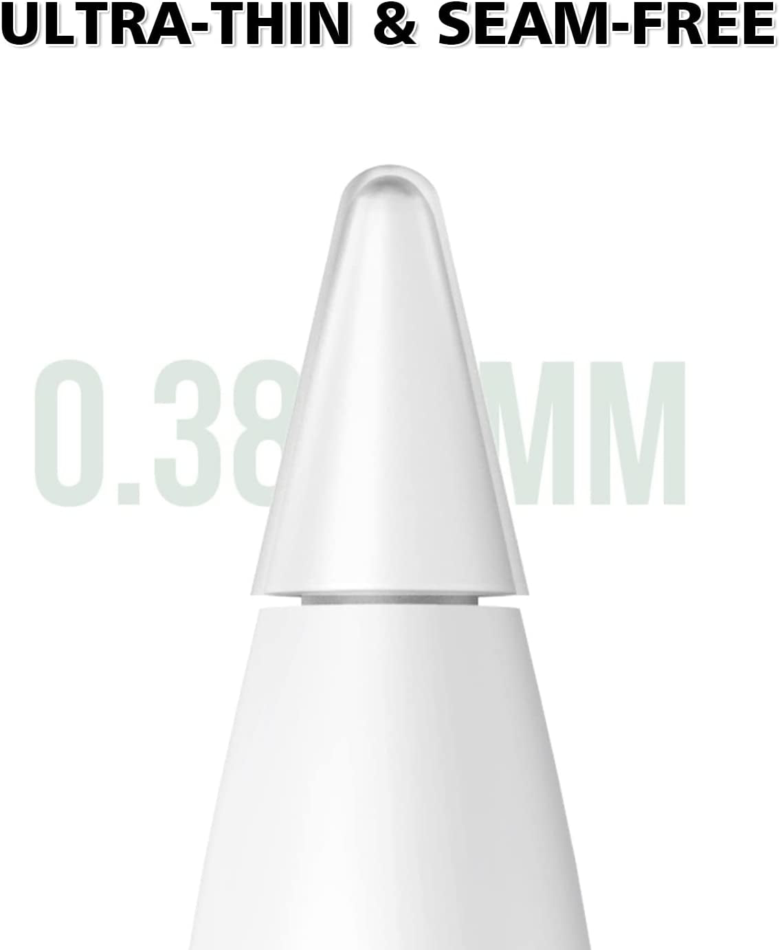 Ambervec 60 Pack Tip Cover for Apple Pencil 2Nd Generation and 1St Generation, Comaptible with Apple Pencil Nib, Anti-Slip Slicone Tips Cover, Medium Resistance, Multicolor  AmberVec Inc.   