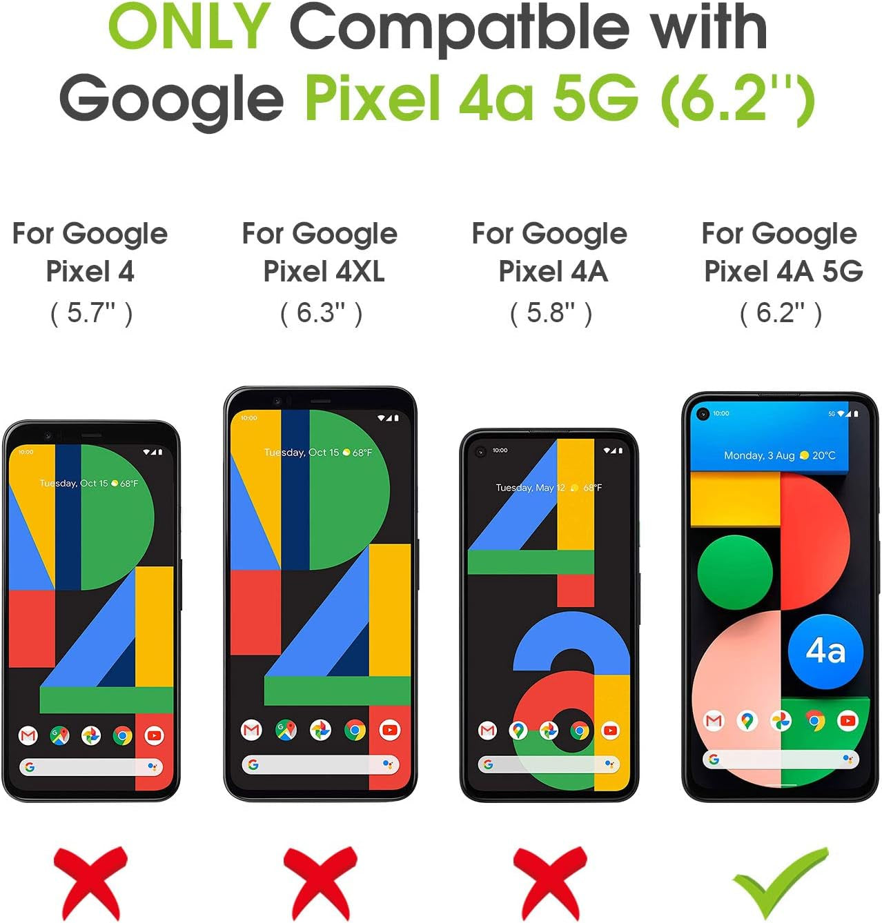 ABITKU Compatible with Google Pixel 4A 5G Case,Slim Silicone Gel Rubber Case Cover (With Microfiber Lining) Full Body Shockproof Design for Google Pixel 4A 5G 6.2 INCH (Pink)  abitku   