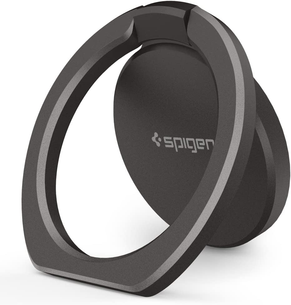 Spigen Style Ring 360 Cell Phone Ring/Phone Grip/Stand/Holder for All Phones and Tablets Compatible with Magnetic Car Mount - Champagne Gold  Spigen Gunmetal  