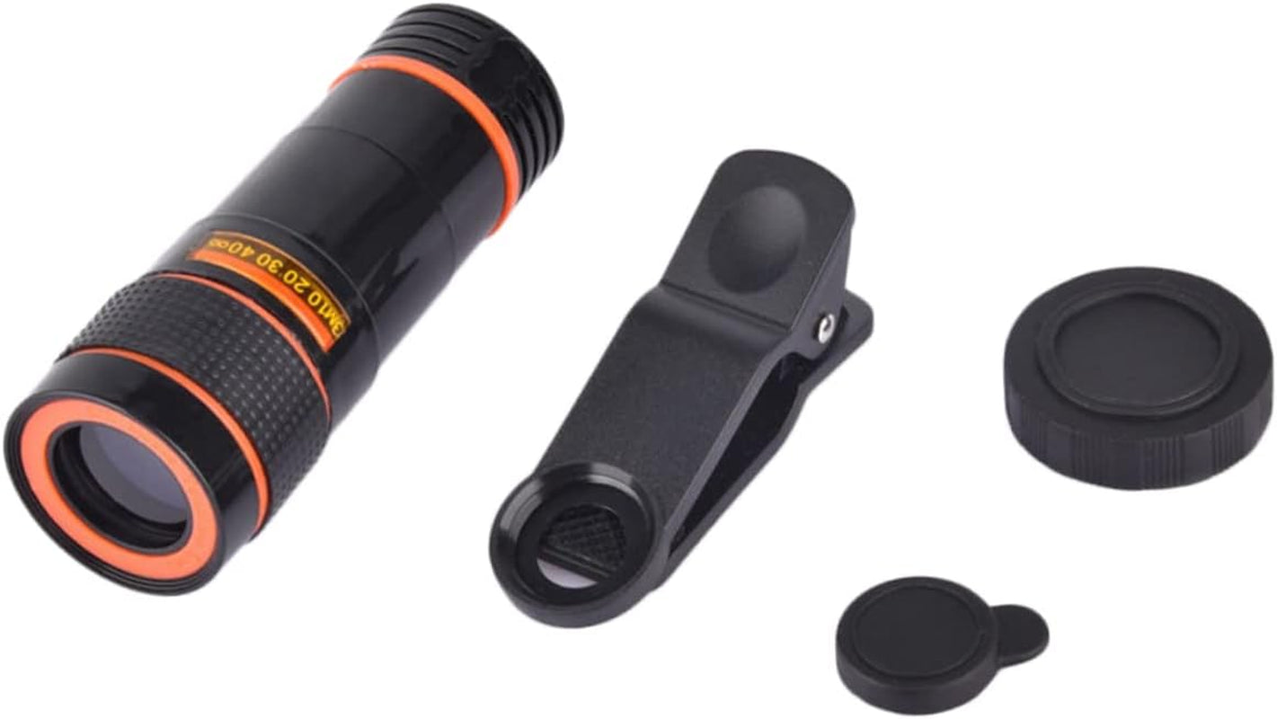 UKCOCO Phone Lens Camera Accessories Telephoto Lens Monocular Zoom Optical Lens Telephoto Lens with Tripod Camera Lens Appendix Tripod Black Telephoto Cell Phone Lens  UKCOCO   