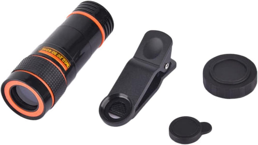 UKCOCO Phone Lens Camera Accessories Telephoto Lens Monocular Zoom Optical Lens Telephoto Lens with Tripod Camera Lens Appendix Tripod Black Telephoto Cell Phone Lens  UKCOCO   