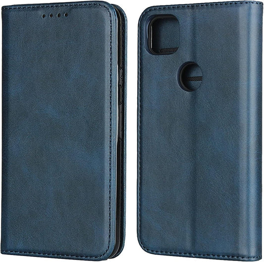 Jaorty Designed for Pixel 4A Wallet Case,Premium PU Leather Flip Folio Case with Card Slot,Stand Holder,Magnetic Closure TPU Case for Google Pixel 4A 4G 5.81 Inch,Navy Blue  Jaorty   