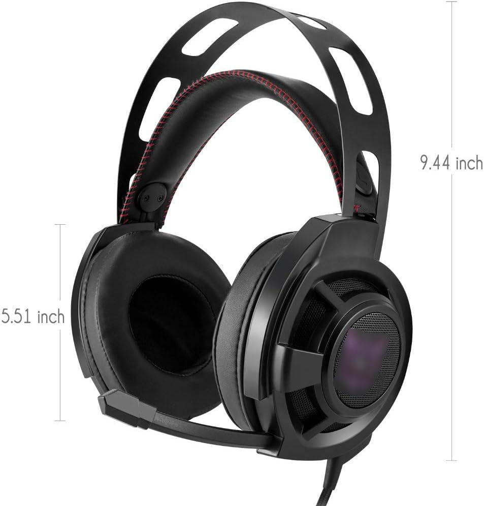 Surround Sound Stereo Gaming Headset Noise Cancellation Over-Ear Gaming Headphones for PC Laptop Tablet Smart Phone  THER   