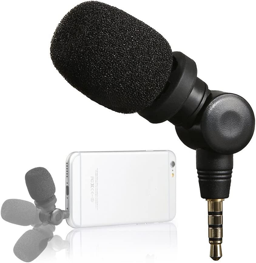 Saramonic Smartmic Mini Condenser Flexible Microphone for Smartphones,Vlogging Microphone for Iphone and Youtube Video, Mic for Ios Apple Iphone Ipad and Android Phone  Saramonic   