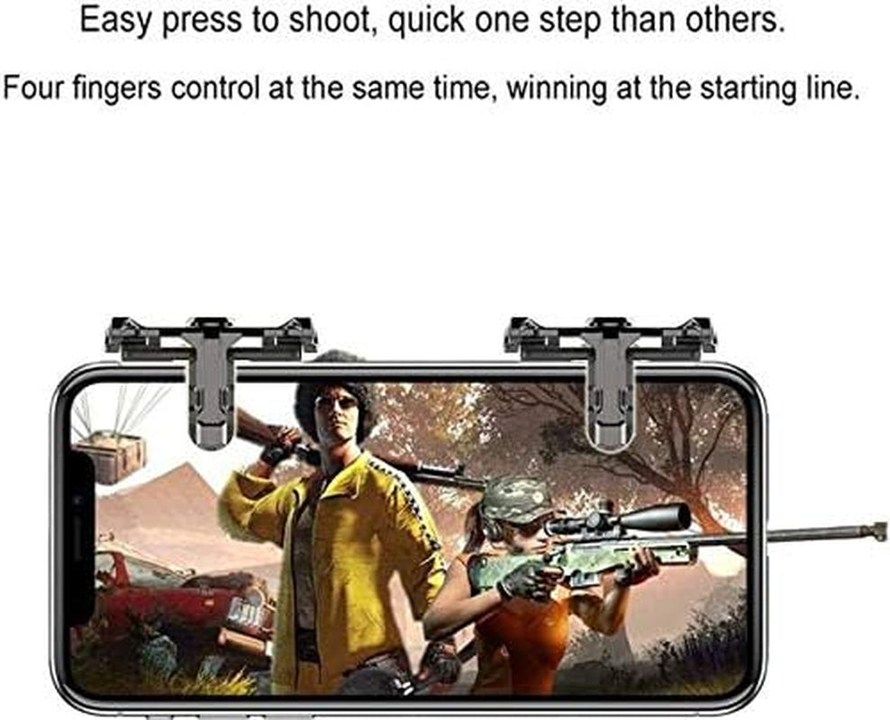 BLENDIA Metal Pubg Mobile Gaming Trigger Button Joystick for Android Smartphone Gaming Accessory Kit  BLENDIA   