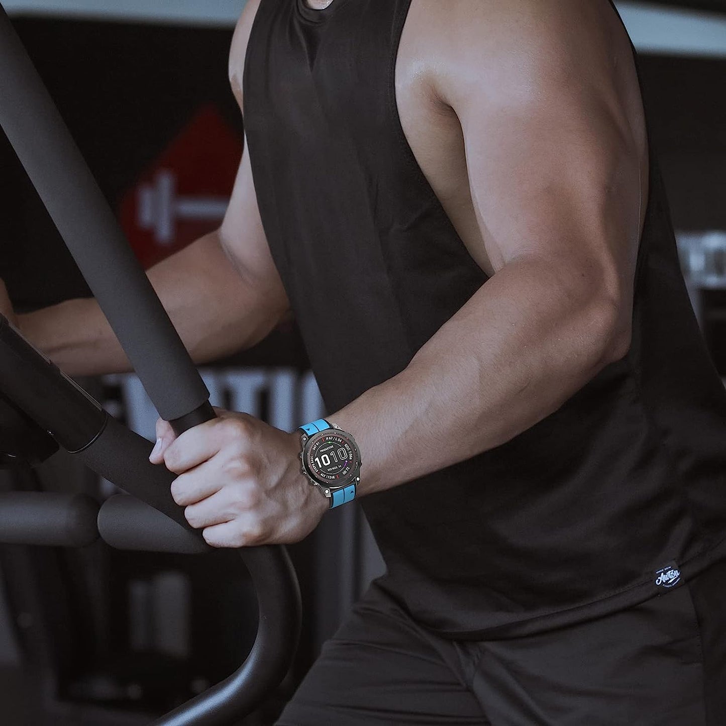 ISABAKE Compatible with Fenix 5 Watch Band, Easy Fit 22MM Band for Fenix 5 Plus/Fenix 6/Fenix 7/Forerunner 935/Forerunner 945/Approach S60/Quatix 5/Quatix 6  Isabake   