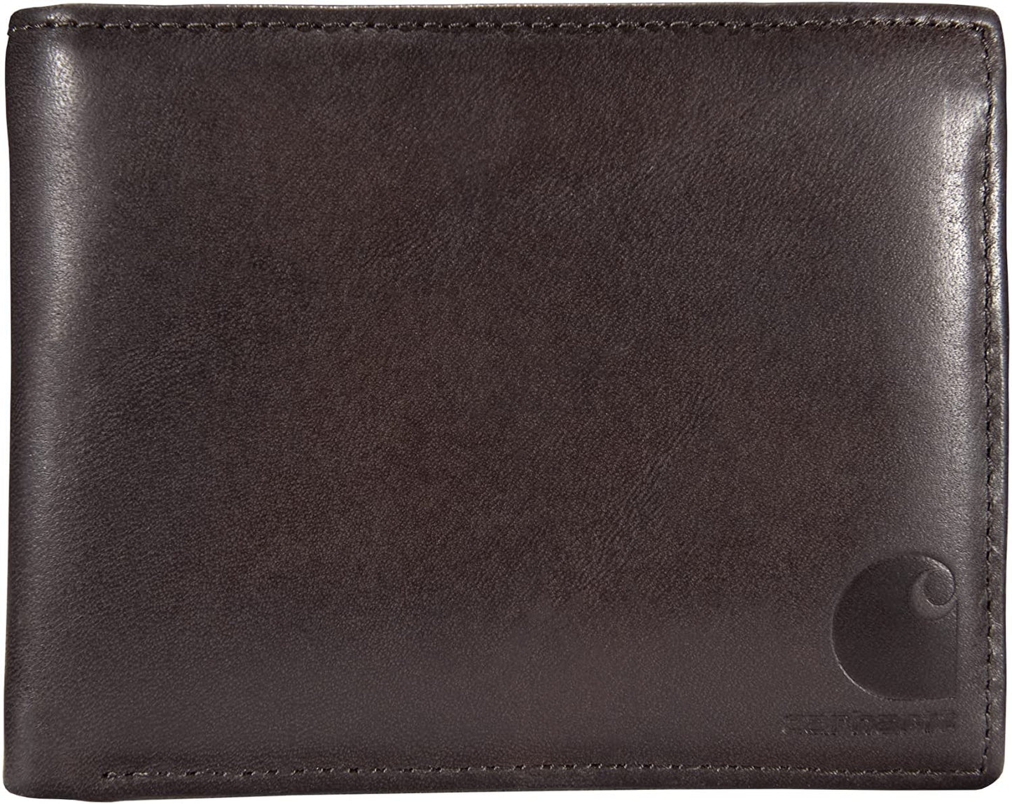 Carhartt Men'S Billfold and Passcase Wallets, Durable Bifold Wallets, Available in Leather and Canvas Styles  Carhartt Oil Tan Leather (Brown)  