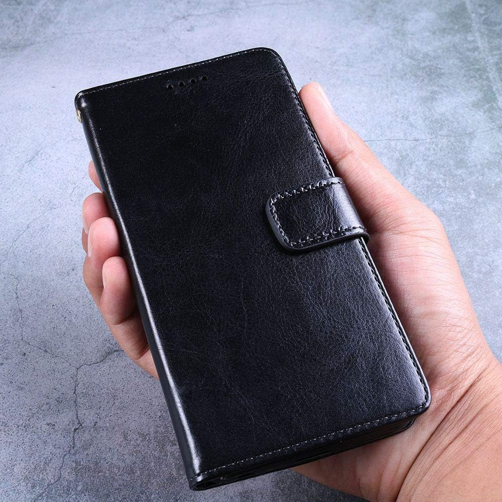 Phone Case for LG G7 Thinq,Smooth Leather Flip Wallet Case with Card Slot,Stand Holder and Magnetic Closure,Lg G7 Thinq Leather Case Cover  SJK-MKS   