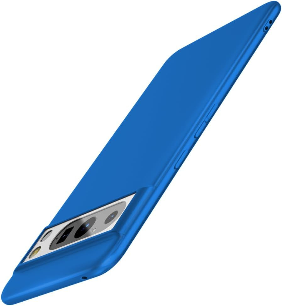 X-Level Google Pixel 8 Pro Case Ultra-Thin Slim Fit [Guardian Series] Phone Cases Soft Flexible TPU Matte Finish Coating Grip Light Protective Cell Phone Back Cover for Google Pixel 8 Pro 2023-Black  pipilu Blue  