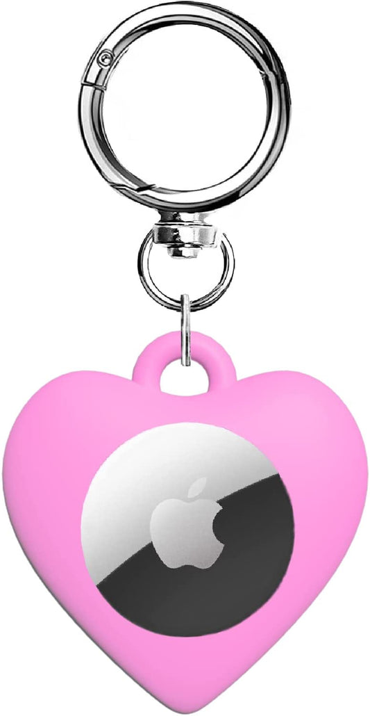 Airtag Case for Apple Airtag, Meokkaebi Keychain Airtags Case with Anti-Lost Key Ring, Protective Airtag Holder Case Cover, Finder Items for Pets, Keys, Backpacks (Pinkpurple)  Meokkaebi   